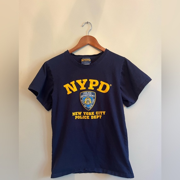 Navy Blue NYPD T-Shirt Size Small - Picture 1 of 3